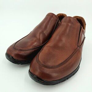 Allen Edmonds Weekender Slip On Casual Brown Leather Loafers Shoes Mens Size 10D